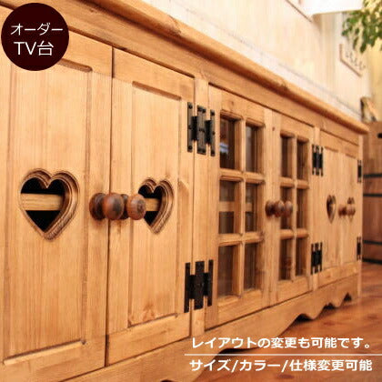テレビ台 幅150 サイズオーダー 手作り 木 木製 北欧 無垢 テレビボード パイン材 ホワイト 白 おしゃれ 収納 チェスト オーダー カントリー家具 日本製 カントリー 家具 サイズ変更可能 ローボード ハイボード TVラック TV台