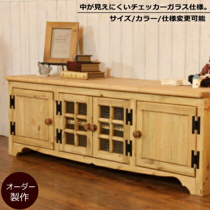 テレビ台 奥行き40 サイズオーダー 手作り 木 木製 北欧 無垢 コンパクト パイン材 ホワイト 白 収納 アンティーク オーダー カントリー家具 日本製 カントリー 家具 ローボード ハイボード TVラック TV台 DVD CD 引き出