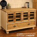 【日本製】クラシック・テレビボード・W1200 インテリア TVボード テレビボード TV台 テレビ台 TVラック テレビラック キャビネット リビングボード アンティーク風 収納 木製 ナチュラル レトロ