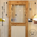 ドア カントリー オーダードア 34 室内用 オーダー家具 選べるカラー 開き戸 無垢 木製 北欧 パイン カントリー調 おしゃれ ガラス 店舗 リフォーム 西海岸 インテリア アメリカン ナチュラル アンティーク ホワイト 白 日本製 扉