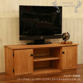 ナチュラル・テレビボード・W1200 ナチュラル テレビ台 オーダーメイド カントリー家具 選べるカラー リビング収納 収納 収納棚 北欧 無垢 木製 アルダー おしゃれ アンティーク カントリー インテリア アメリカンカントリー シンプル