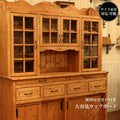カップボード 幅160 日本製 カントリー 家具 手作り 木 木製 北欧 無垢 パイン材 パントリー レンジ台 白 ナチュラル おしゃれ かわいい 食器棚 収納 チェスト インテリア キッチン ゴミ箱 収納力 引き出し 上置き オーダー キ