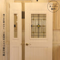親子ドア カントリー オーダードア  室内用 オーダー家具 選べるカラー 開き戸 無垢 木製 北欧 パイン カントリー調 おしゃれ ガラス 店舗 リフォーム 西海岸 インテリア アメリカン ナチュラル アンティーク 日本製 扉 建築素材 設