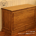 クラシック オープン 両面 カウンター  W1200 オーダー家具 選べるカラー 収納棚 食器棚 引き出し 収納 北欧 無垢 木製 パイン材 オーダーメイド 完成品 おしゃれ レトロ カントリー 西海岸風 インテリア アメリカンカントリー 