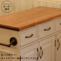 クラシック 両面 カウンター  W950 キャスター付き オーダー家具 選べるカラー 収納棚 食器棚 引き出し 収納 北欧 無垢 木製 パイン材 オーダーメイド 完成品 おしゃれ  西海岸風 インテリア アメリカンカントリー アンティーク　