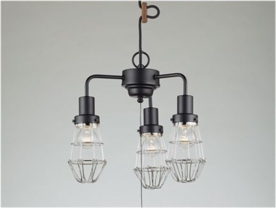 【エジソン型LED付き】3灯　ペンダントライト 天井照明 引掛けシーリング リビング ダイニング 廊下 玄関 店舗 インテリア ヴィンテージ アンティーク 工業 塩系 ブルックリンインダストリアルランプ- St, Brooklyn, 864