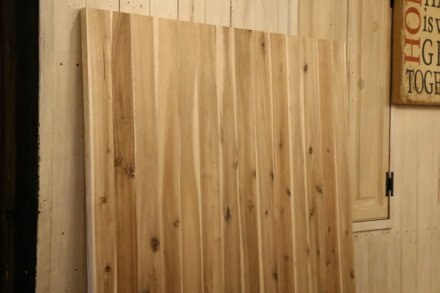 ゼブラウッド材【20mm】 W900×H1800mm DIY 木材 材料 大工 カントリー家具 家具 建築 資材 無垢材 横ハギ 木工 アカシア - 4