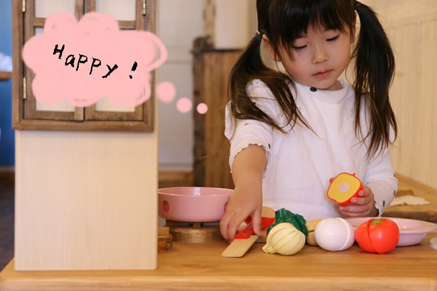 【現品限り】アウトレット 展示品 おままごとキッチン 安心 日本製 手作り 木 おもちゃ 女の子 クリスマス プレゼント  カントリー 【おままごとキッチン - Mommy Cook - マミーコック - 10