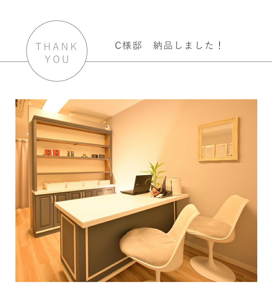 アッシュグレーカラー クラシック 両面カウンター W1620 クラシック エレガンス カントリー 人工大理石  収納棚 リビング 新築 リフォーム リノベーション キャビネット アンティーク キッチン - 8