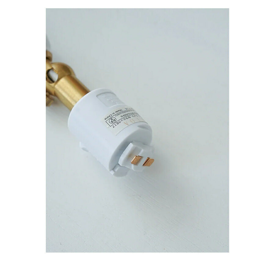 【 LED 付き 】ダクトレール 用 スポットライト セラミック E17 間接 照明  真鍮 陶器  リビング 廊下 洗面所 店舗 インテリア　ホテルライク　アメリカン　西海岸　西海岸風　ヴィンテージ - 4