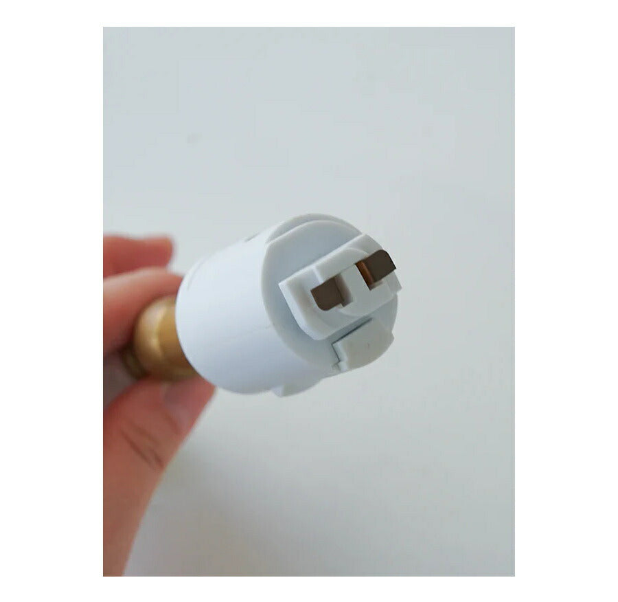 【 LED 付き 】ダクトレール 用 スポットライト セラミック E26 間接 照明 真鍮 陶器 リビング 廊下 洗面所 店舗 インテリア　ホテルライク　アメリカン　西海岸　西海岸風　ヴィンテージ ア - 4