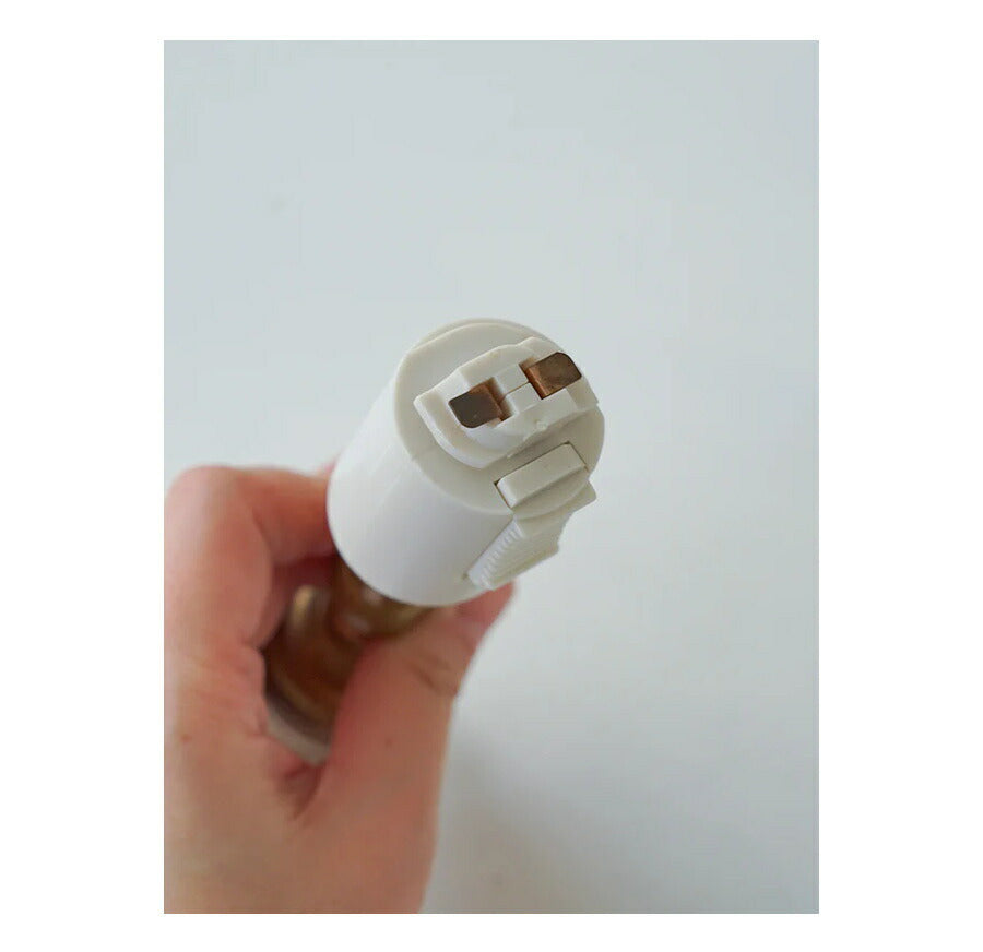 【 LED 付き 】ダクトレール 用 スポットライト ブラス E26 間接 照明 真鍮 陶器 リビング 廊下 洗面所 店舗 インテリア　ホテルライク　アメリカン　西海岸　西海岸風　ヴィンテージ アンテ - 4