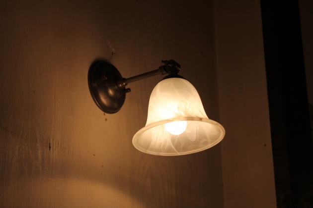 アンティーク調 ウォールランプ ガラスシェード すりガラス【LED対応】電球選択可！ 階段 玄関 店舗 フレンチ イタリアン - 4