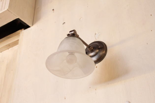 アンティーク調 ウォールランプ ガラスシェード すりガラス【LED対応】電球選択可！ 階段 玄関 店舗 フレンチ イタリアン - 6