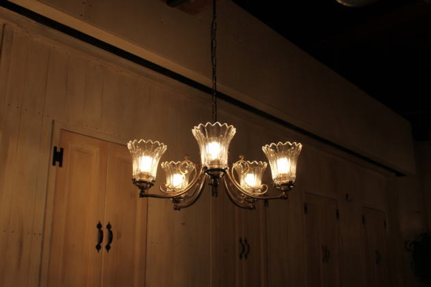 561 BA05PC　５灯ペンダントランプ ペンダントライト 照明 LED電球 おしゃれ リビング用 北欧 和室 ダイニング用 食卓用 アンティーク LED 玄関 アジアン ダイニング用 食卓用 - 4