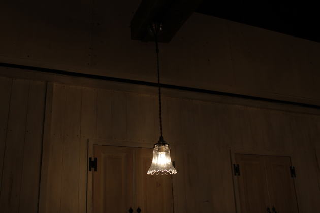 【LED電球対応】165ペンダントランプ ガラスシェード 引っ掛けシーリング 取り付け簡単 電球選択 コードサイズ変更可！ シンプル かわいい - 4