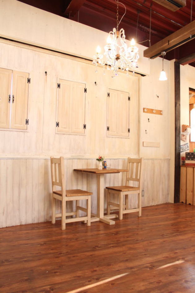 ダイニングセット NC CAFE テーブル チェアー セット オーダー家具 サイズオーダー 木製 無垢 北欧 ダイニングテーブル イス チェア 2人掛け 食卓 おしゃれ アンティーク カントリー カン - 11