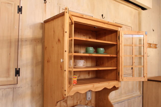 カントリー家具　ナチュラル　オーダー　手作り 食器棚 収納 キッチンボード 収納棚 安心の日本製 オーダーメイド パイン材 北欧 無垢 ＣＯＵＮＴＲＹ・２ガラスドア・カップボード・MW ctf cbd - 6