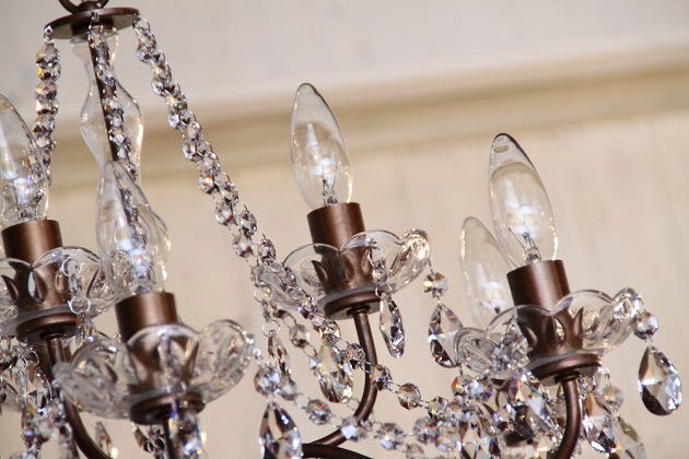 OP-005/6+3 SWDX 9灯 シャンデリア  LED電球対応 アンティーク 2段電球 引っ掛けシーリング対応 取付簡単 チェーンサイズ 変更可 リビングシャンデリア ダイニングシャンデリア お - 7
