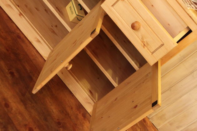 カントリー シンプル ３ガラスドア カップボード オーダー家具 サイズ変更可能 選べるカラー 北欧 無垢 木製 パイン材 収納 キッチン 食器棚 キッチン収納 収納棚 レンジ台 おしゃれ 家具 インテ - 12