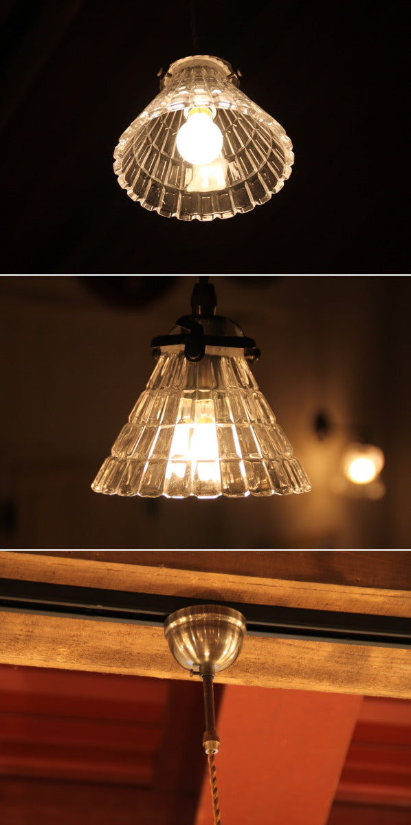 【LED電球対応】ペンダントランプ ガラスシェード 引っ掛けシーリングタイプ コードサイズ変更可！【人気照明】 - 3