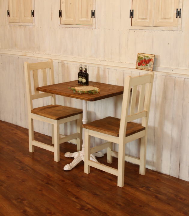 ダイニングセット アイアン CAFE テーブル チェアー S セット カントリー オーダー家具 サイズオーダー 木製 無垢 北欧 パイン ダイニングテーブル テーブル イス チェア 食卓 おしゃれ ア - 11