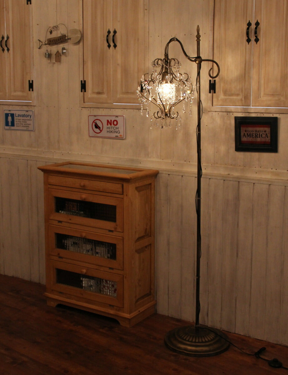 OF-025-1F　ST　フロアランプ　rmp flr( フロアランプ ライト 照明 LED電球 おしゃれ アンティーク LED 寝室 アジアン 読書用 間接照明 ダイニング 北欧 ガラス ライト ) キャンドールss