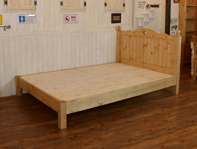 カントリー ダブル ベッド シングル セミダブル 寝具 木製 無垢 北欧 パイン材 北欧パイン オーダーメイド サイズオーダー 選べるカラー 大人 子供 おしゃれ かわいい アンティーク 西海岸 西海 - 7