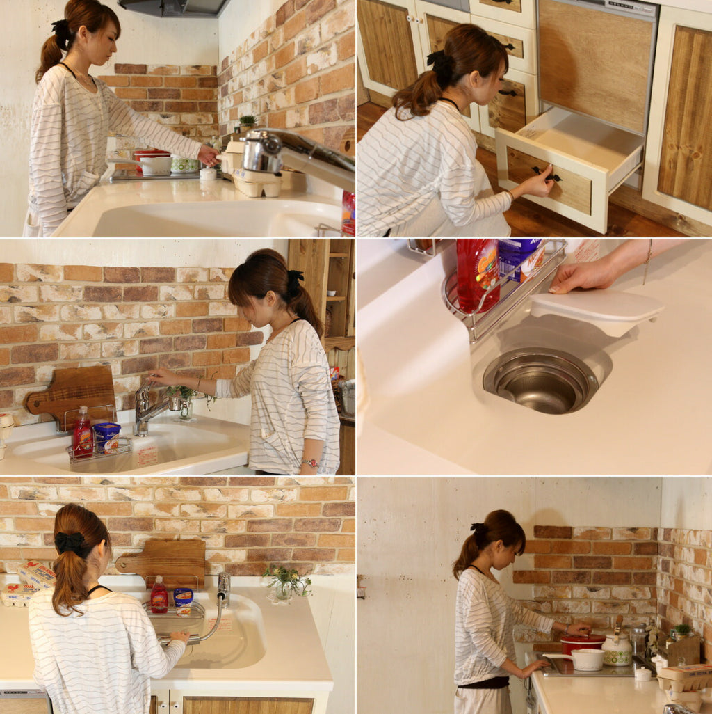 カントリーキッチン　カントリー家具　ナチュラル家具　手作り　オーダー家具　Ｉ型　ＣＯＵＮＴＲＹ・ＫＩＴＣＨＥＮ37　フルセット食洗機付き　W2550 rfm ktn - 3