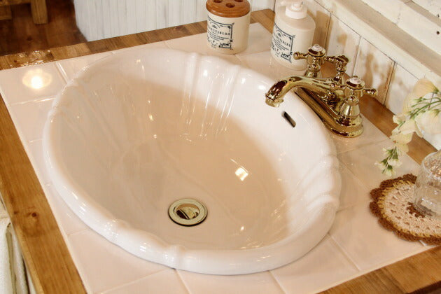 洗面台 幅70 日本製 鏡 収納 カントリー 家具 手作り 木 木製 北欧 無垢 パイン材 ホワイト 白 タイル ナチュラル ウォッシュスタンド  ミラー おしゃれ かわいい コンパクト スリム シャ - 7