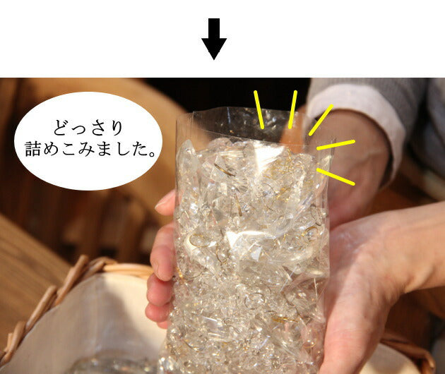 【シャンデリアパーツ袋詰め】クリスタルガラス パーツ アクセサリー シャンデリア サンキャッチャー アクリル シャンデリア - 4