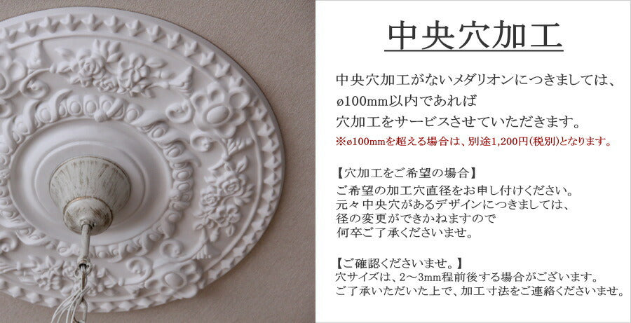 メダリオン【C】 シャンデリア 装飾 天井装飾 照明用装飾 フレンチ ロココ調 エレガンス アンティーク 姫 シャンデリア rmp cdr - 5