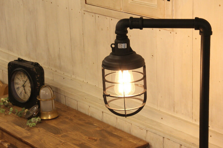 フロアランプ・Russian -ルシアン-　rmp flr( フロアランプ ライト 照明 LED電球 おしゃれ リビング用 ダイニング用 アンティーク LED 寝室 アジアン 読書用　レトロ) キャン - 4