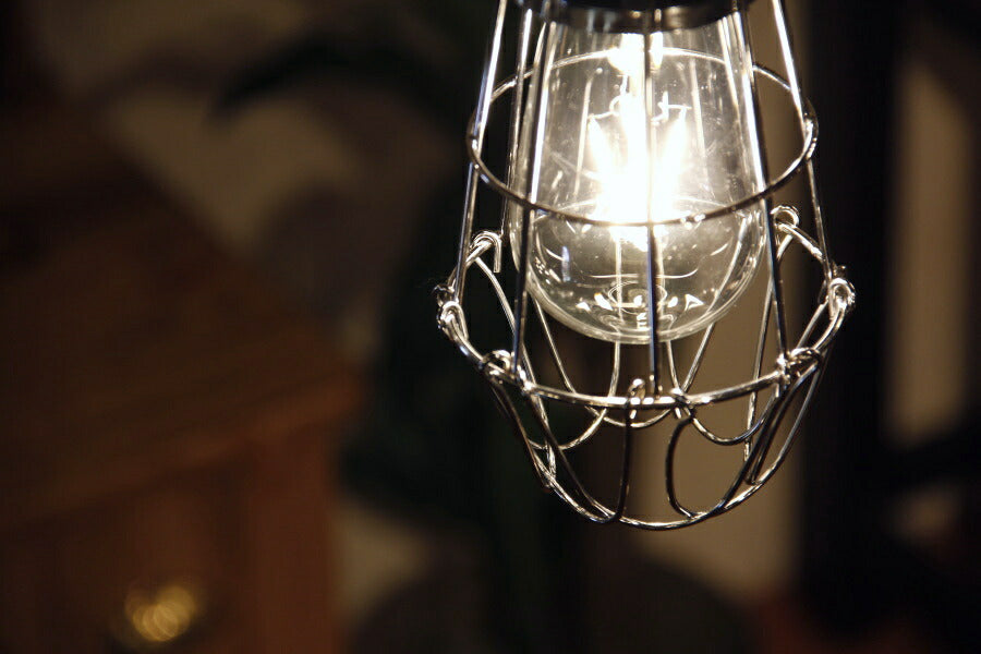 【エジソン型 LED付き】ペンダントライト 天井照明 引掛けシーリング リビング ダイニング 廊下 玄関 店舗 インテリア ヴィンテージ アンティーク 工業 塩系 ブルックリンインダストリアルランプ- - 4