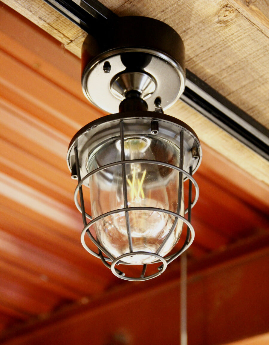 【エジソン型 LED付き】西海岸風 レトロマリンランプ - ship シップ -　照明　照明器具　船舶照明　引っ掛けシーリング　リビング　寝室　玄関　廊下　店舗　インテリア　マリン　アンティーク　ヴィ - 13