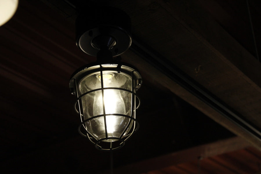 【エジソン型 LED付き】西海岸風 レトロマリンランプ - ship シップ -　照明　照明器具　船舶照明　引っ掛けシーリング　リビング　寝室　玄関　廊下　店舗　インテリア　マリン　アンティーク　ヴィ - 14