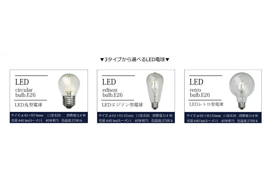 【LED付き】ペンダントライト 照明 天井照明 引掛けシーリング LED対応 リビング ダイニング 店舗 カフェ インテリア ヴィンテージ 工業 塩系 ブルックリンインダストリアルランプ - St,  - 3
