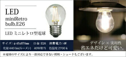 【 ミニレトロ型 LED電球 付き】ペンダントライト  Raisin - レザン - 1灯 ペンダントランプ シーリングライト LED 電球 対応 天井 照明 おしゃれ アンティーク 玄関 ダイニング - 5