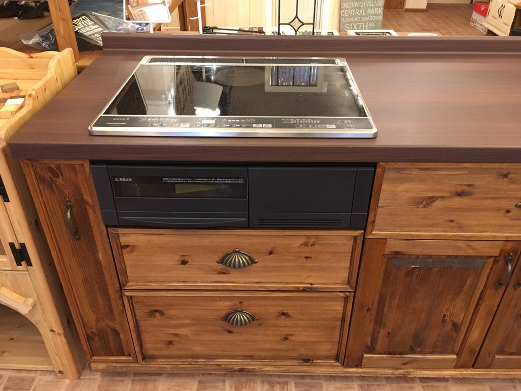【現品限り】　キッチン　ナチュラル　クラシック お洒落 エレガンス 　　手作り　カントリー　ＣＯＵＮＴＲＹ・ＫＩＴＣＨＥＮ47　W2550 アウトレット　※本体部分のみ - 5