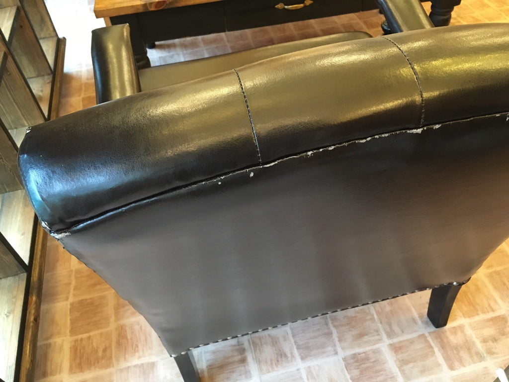 【現品限り】アウトレット 一人掛けソファ黒　椅子　ひじ掛け　　展示品 - 12