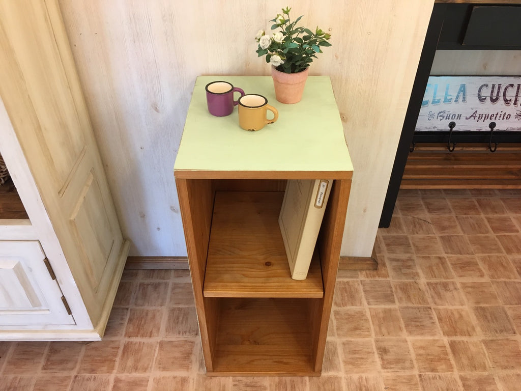 【現品限り】アウトレット 2段シェルフ　カントリー家具　展示品