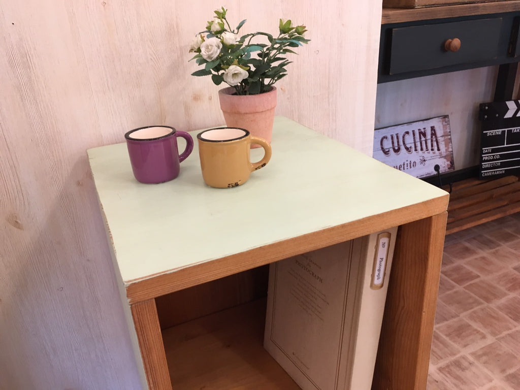 【現品限り】アウトレット 2段シェルフ　カントリー家具　展示品 - 4