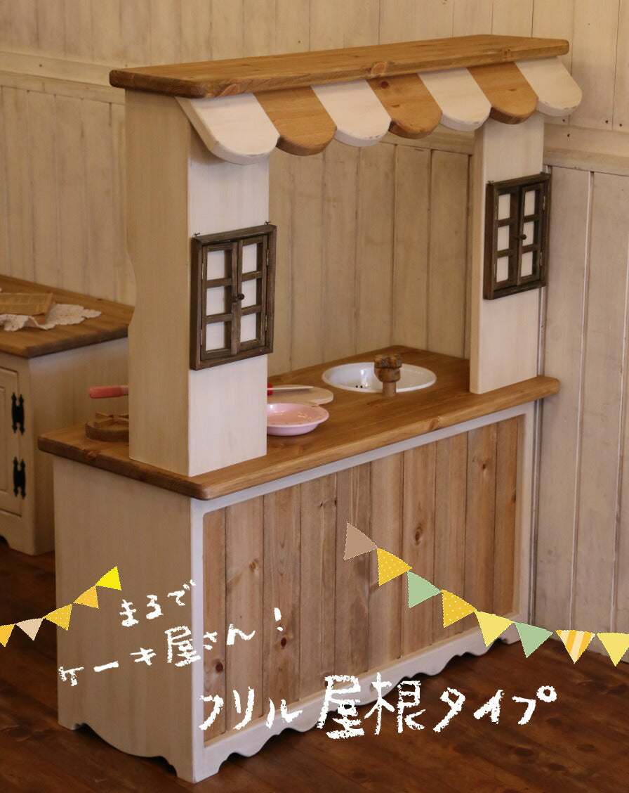 送料無料 おままごとキッチン 安心 日本製 手作り 木 おもちゃ 女の子 誕生日 クリスマス プレゼント お祝い 知育玩具 カントリー 【おままごとキッチン - Mommy Cook - マ - 6