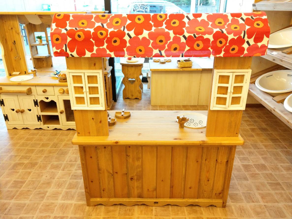 【現品限り】アウトレット 展示品 おままごとキッチン 安心 日本製 手作り 木 おもちゃ 女の子 クリスマス プレゼント  カントリー 【おままごとキッチン - Mommy Cook - マミーコック - 9