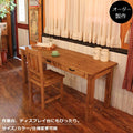 テーブル カントリー スタンダー ドデスク ＳＥＴ 机 木製 無垢 北欧 サイズオーダー パイン材 学習机 学習デスク 食卓 収納 引き出し 引き出し付き ホワイト 白 おしゃれ ろくろ脚 ロクロ脚 チェア アンティーク カントリー調 カン