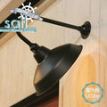 【LED付き・安心の日本製】【エジソン型 レトロ型  LED付き】西海岸風 レトロマリンランプ - sail セイル - 壁直付照明　照明器具　防雨　デッキライト 看板灯 看板