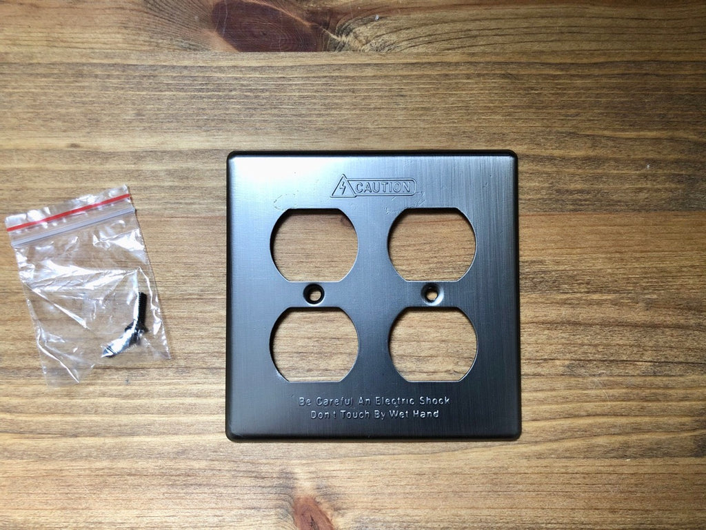 アウトレット　アメリカンスイッチプレート コンセントカバー 照明 照明器具 ペンダントランプ  北欧 レトロ ナチュラル 雑貨  DIY 4穴 - 2