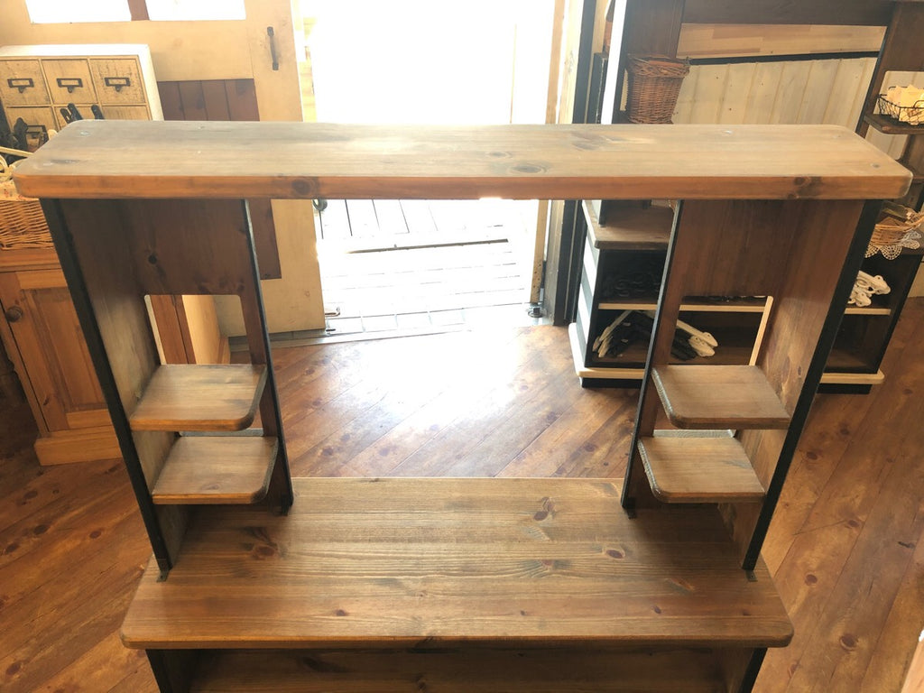 アウトレット 展示品 おままごと 屋台 キッチン 安心 日本製 手作り 木 おもちゃ 女の子 誕生日 カウンター クリスマス プレゼント お祝い 知育玩具 カントリー - 12