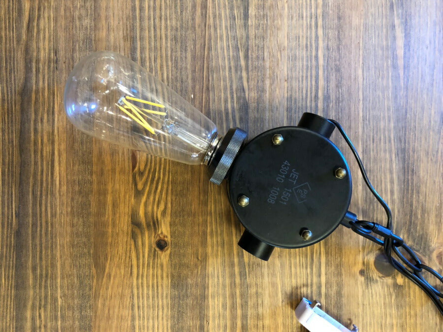 アウトレット　ペンダントライト　照明　ブラック　シンプル　レトロ　インダストリアル　LED電球 - 2