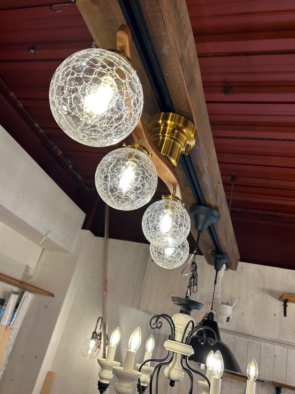 Pommier 4灯【LED付き】ニューヨーク シーリングライト ランプ  間接 照明 壁 リビング 廊下 洗面所 店舗 インテリア おしゃれ シンプル レトロ インダストリアル ヴィンテージ アンテ - 4